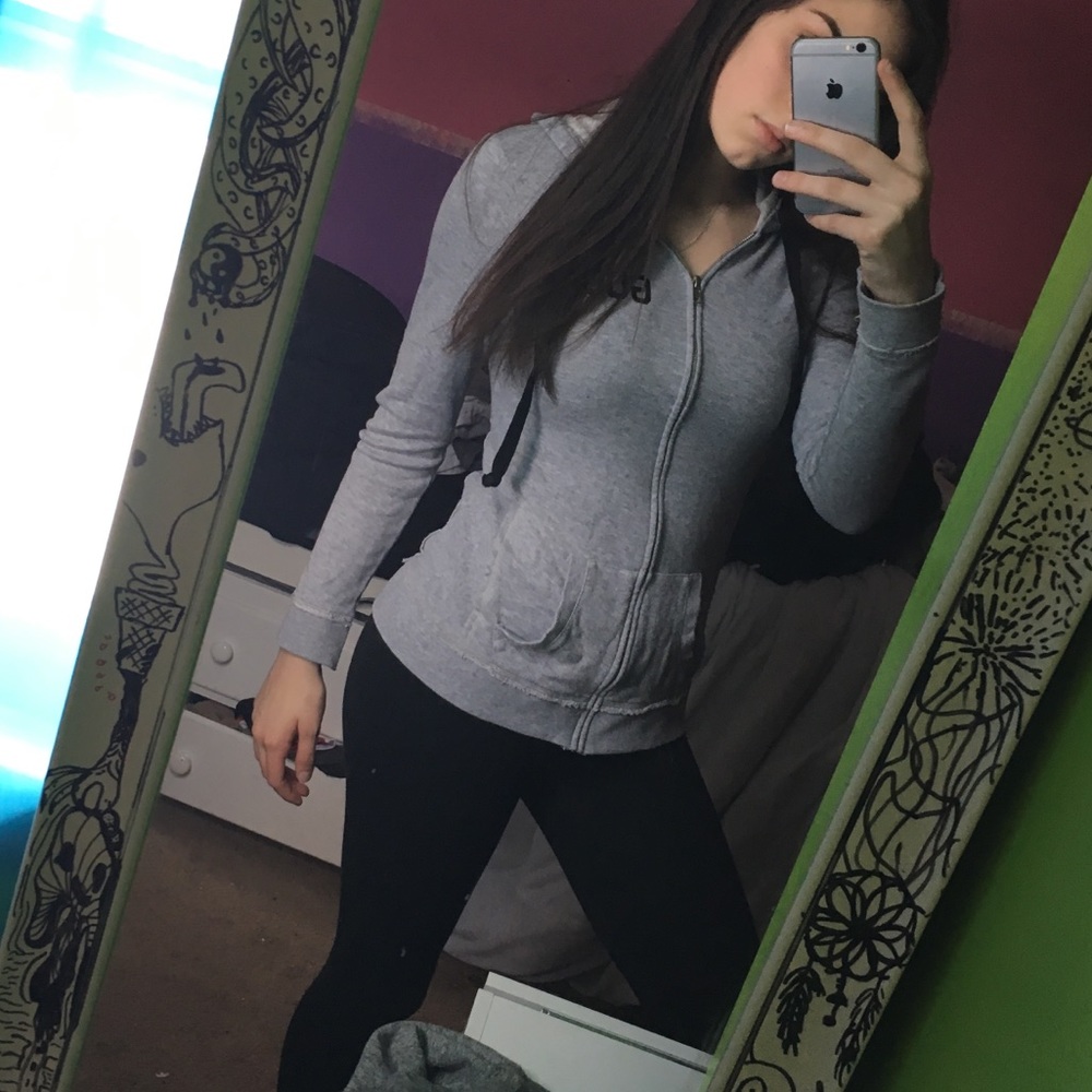 zip up GUESS LOS ANGELES hoodie